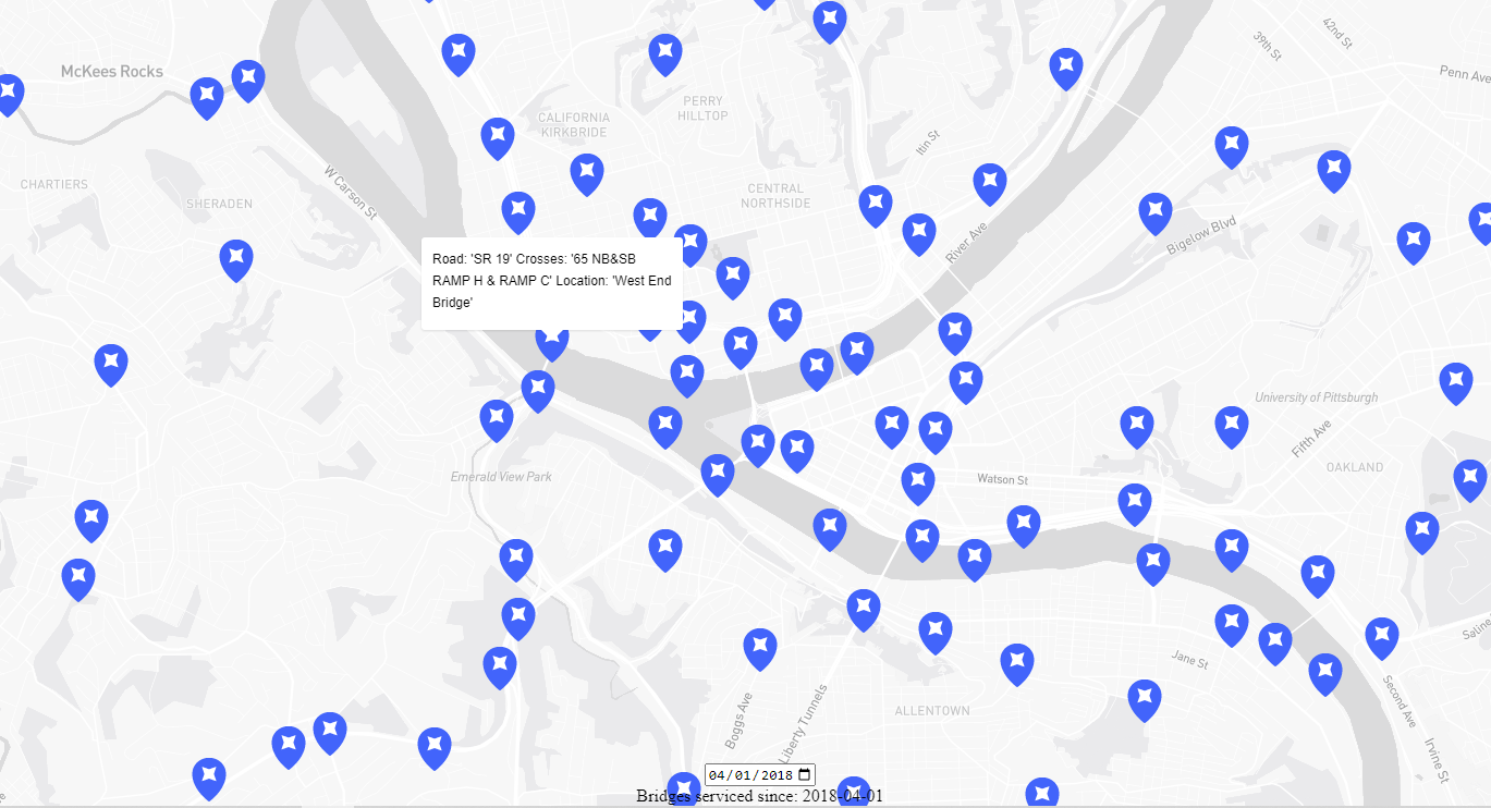 PA Bridges screenshot